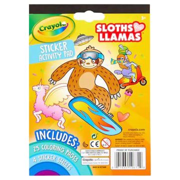 Crayola - Sloths & Llamas Sticker Activity Pad