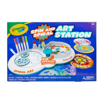 Crayola Spin & Spiral Art Station, DIY Crafts, Toys for Boys & Girls