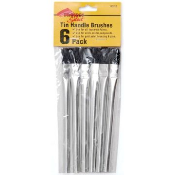 Linzer Brush Acid Brushes, 6 Pack