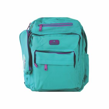School Backpack 16" Plain Style I - Glossy Bird