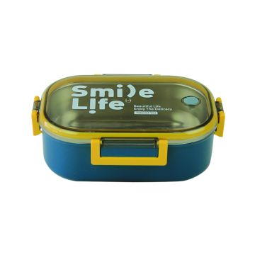 Smile Life Lunch Box - Blue Tedemei