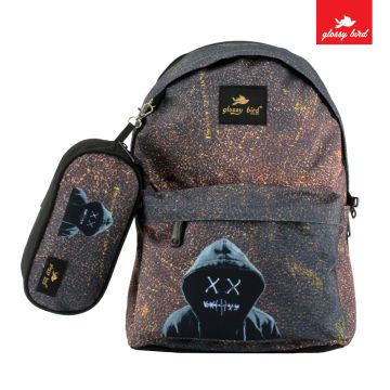 Backpack Glossy Bird Blue 2093