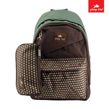 Backpack Glossy Bird Blue 2098