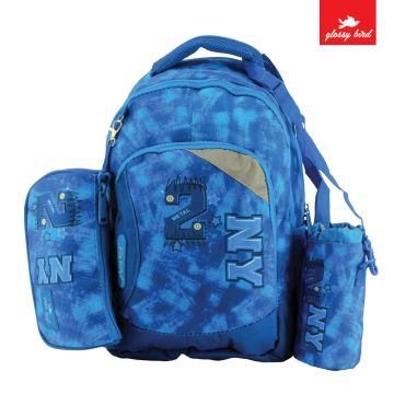 Backpack Glossy Bird Blue 2113