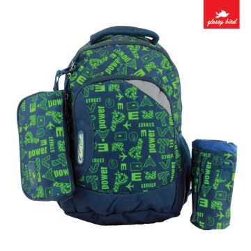 Backpack Glossy Bird Blue 2113