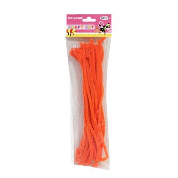 Pipe Cleaner without glitter PC200 - Orange