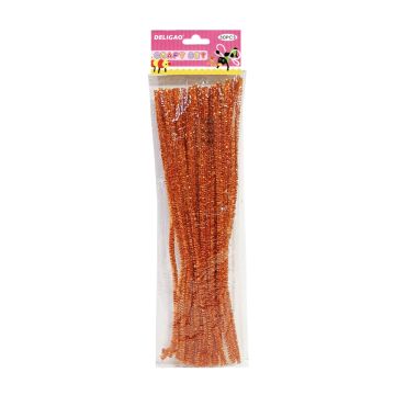 Pipe Cleaner with glitter PCG100 - Copper