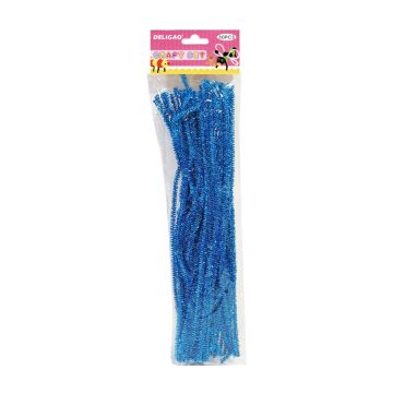 Pipe Cleaner with glitter PCG100 - L. Blue