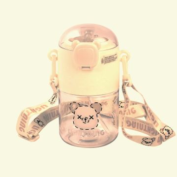 Water Bottle Round Designs -  Pink 650 ML