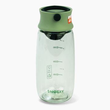 Water Bottle SHOTAY - Green 460 ML
