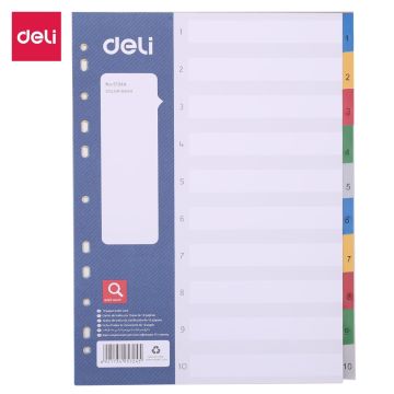 Index Divider 1-10 Deli 5724A 