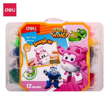 Modelling clay 12 color 160g Deli 75684