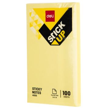 Sticky Notes 5x3" 100 Sheets  Deli A00553
