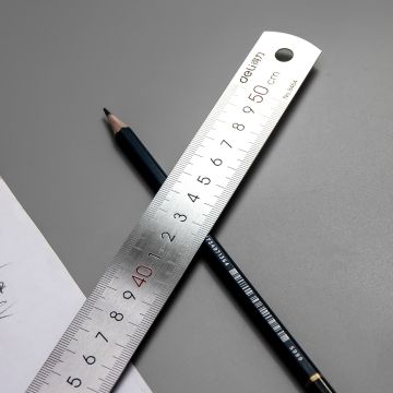 Steel Ruler 50cm Deli - 8464