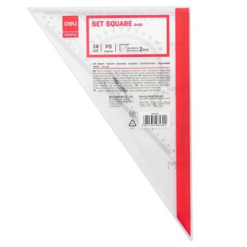 Square set 28cm Deli 6430