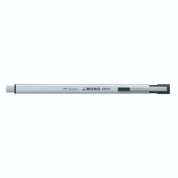 Tombow Mono Zero Metal Type Rectangle Eraser - Silver