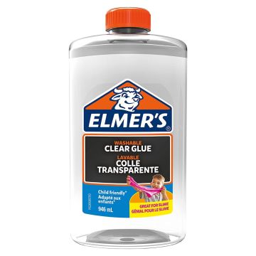 Elmer's Clear PVA Glue | 946 mL | Washable and Kid Friendly - 2574