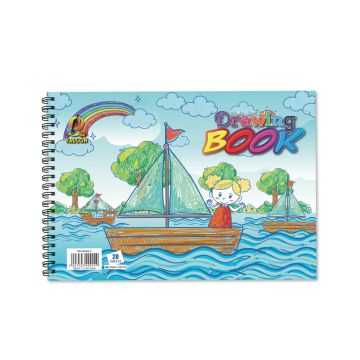 White Drawing Book A4 20 Sheets - Falcon 24-2