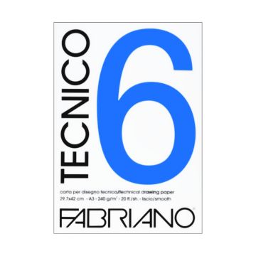 دفتر رسم فابريانو ناعم 240 جرام تقنيكو A3 - 09829742