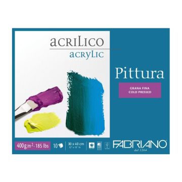 Acrylic Pittura Drawing Pad 30X40CM Fabriano - 40003040
