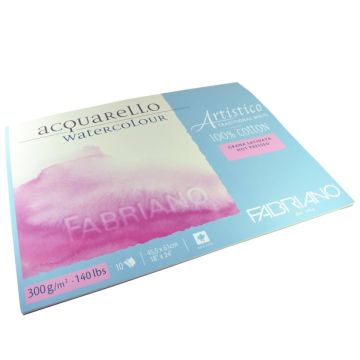 Artistico Watercolor Pad Traditional Hot pressed 300gsm | 45.5x61cm | 19004561 Fabriano