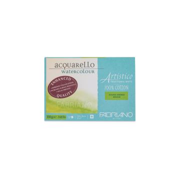 Artistico Watercolor Pad Traditional White Rough 300gsm | 12.5x18cm | 19021218 Fabriano