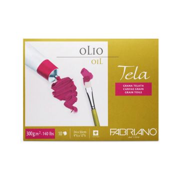 Tela Canvas Grain Oil 300gsm | 24x32cm | 68002432 Fabriano