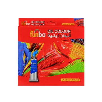 Oil Colour Set of 24x12ml - Funbo