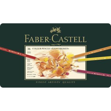 Faber Castell Polychromos colour pencil, tin of 36