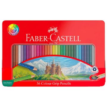 Faber Castell - 36 Colour Grip Pencils - 116257