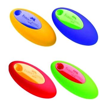 Faber-Castell PVC-FREE oval Eraser Asstd. Colour