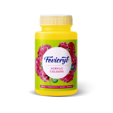 Acrylic Colors 500ml Chrome Yellow-03 - Fevicryl