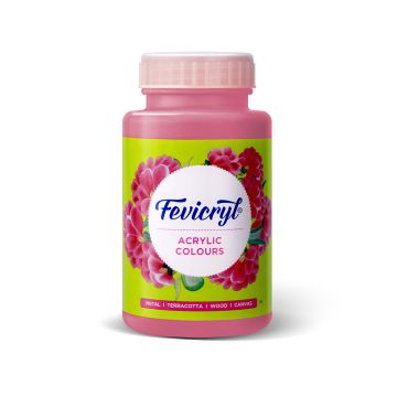 Acrylic Colors 500ml Coral Red-66 - Fevicryl