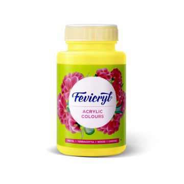 Acrylic Colors 500ml Lemon Yellow-11 - Fevicryl