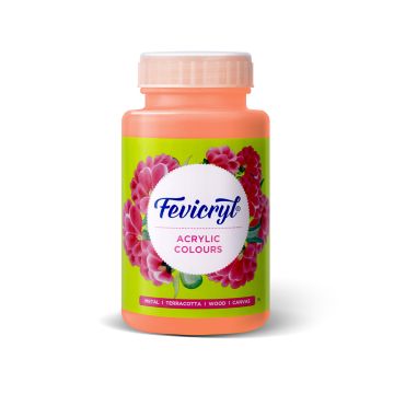 Acrylic Colors 500ml Orange-17 - Fevicryl