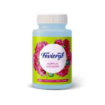 Acrylic Colors 500ml Sky Blue-63 - Fevicryl