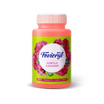 Acrylic Colors 500ml Vermillion-24 - Fevicryl