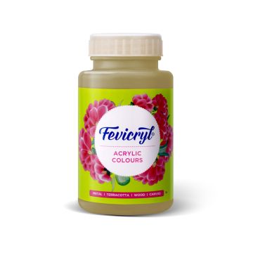 Acrylic Colors 500ml Yellow Orcher-26 - Fevicryl