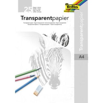 Transparent Block 80gsm DIN A4 Folia