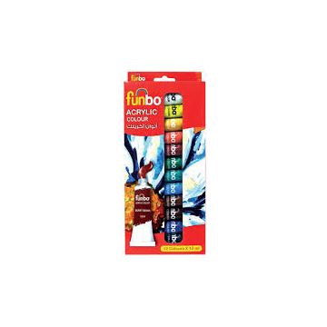 Acrylic Colour 12x12ml - Funbo