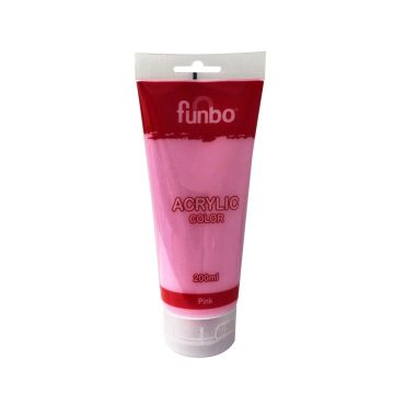 Funbo Acrylic Tube 200 ml Pink