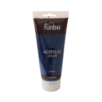 Funbo Acrylic Tube 200 ml Deep Blue