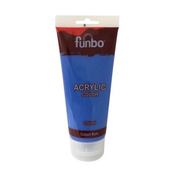 Funbo Acrylic Tube 200 ml Cobalt Blue
