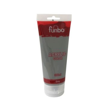 Funbo Acrylic Tube 200 ml Grey