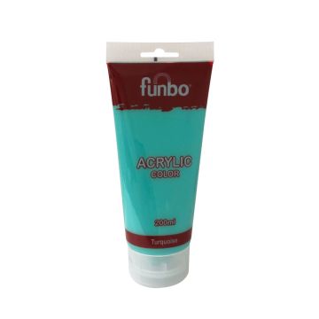 Funbo Acrylic Tube 200 ml Turquoise