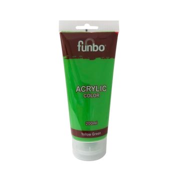 Funbo Acrylic Tube 200 ml Yellow Green