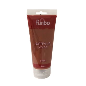 Funbo Acrylic Tube 200 ml Brown