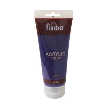 Funbo Acrylic Tube 200 ml Violet