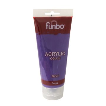 Funbo Acrylic Tube 200 ml Purple