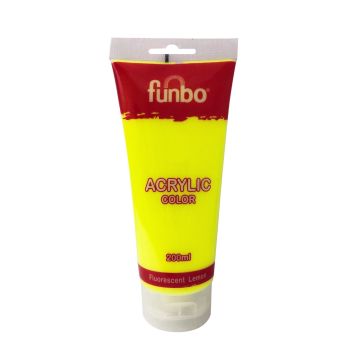 Funbo Acrylic Tube 200 ml Fluorsecent Lemon